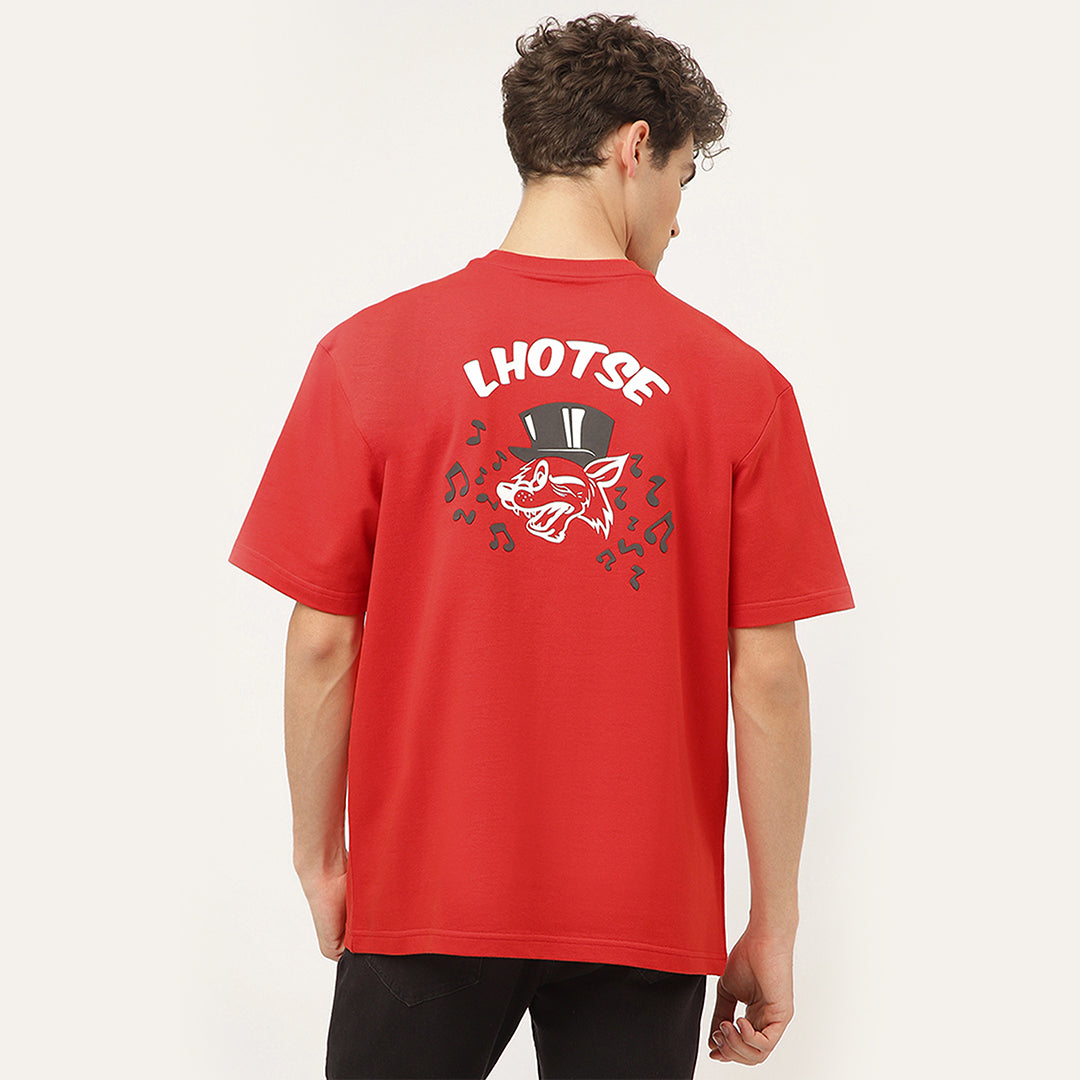 Top Hat Fox Oversized Tee