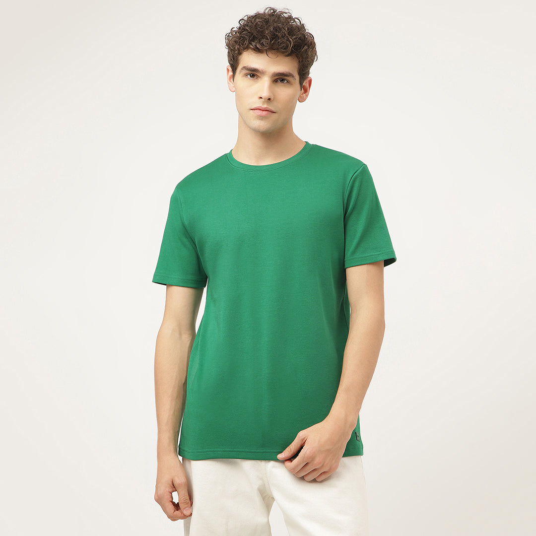 Verdant Green Supima Crew