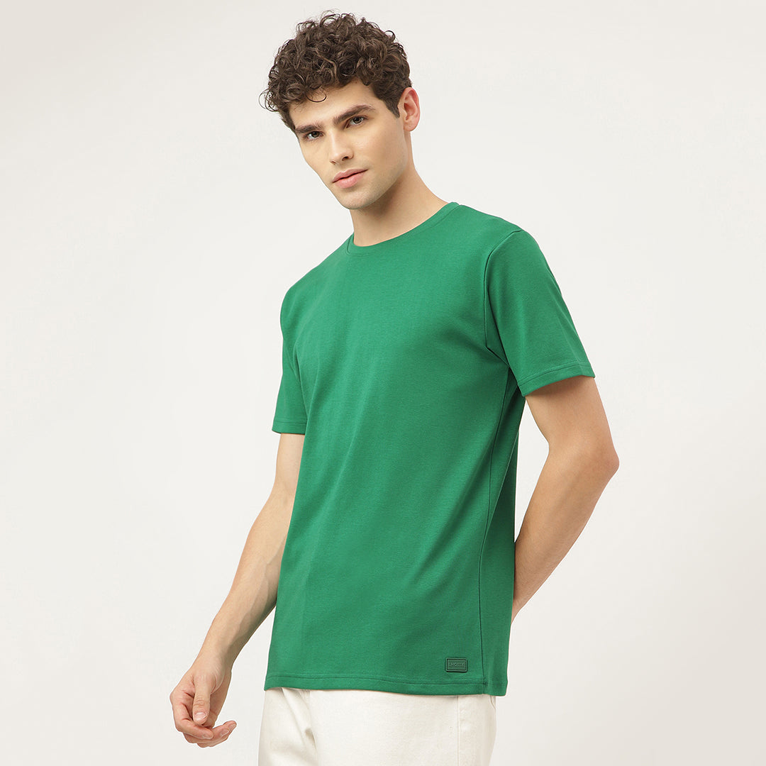 Verdant Green Supima Crew