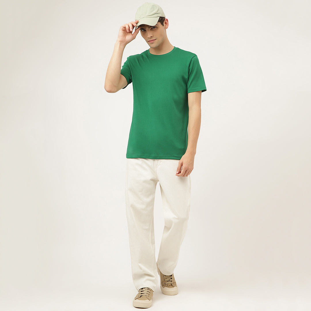 Verdant Green Supima Crew