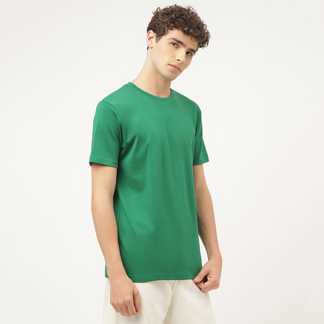 Verdant Green Supima Crew