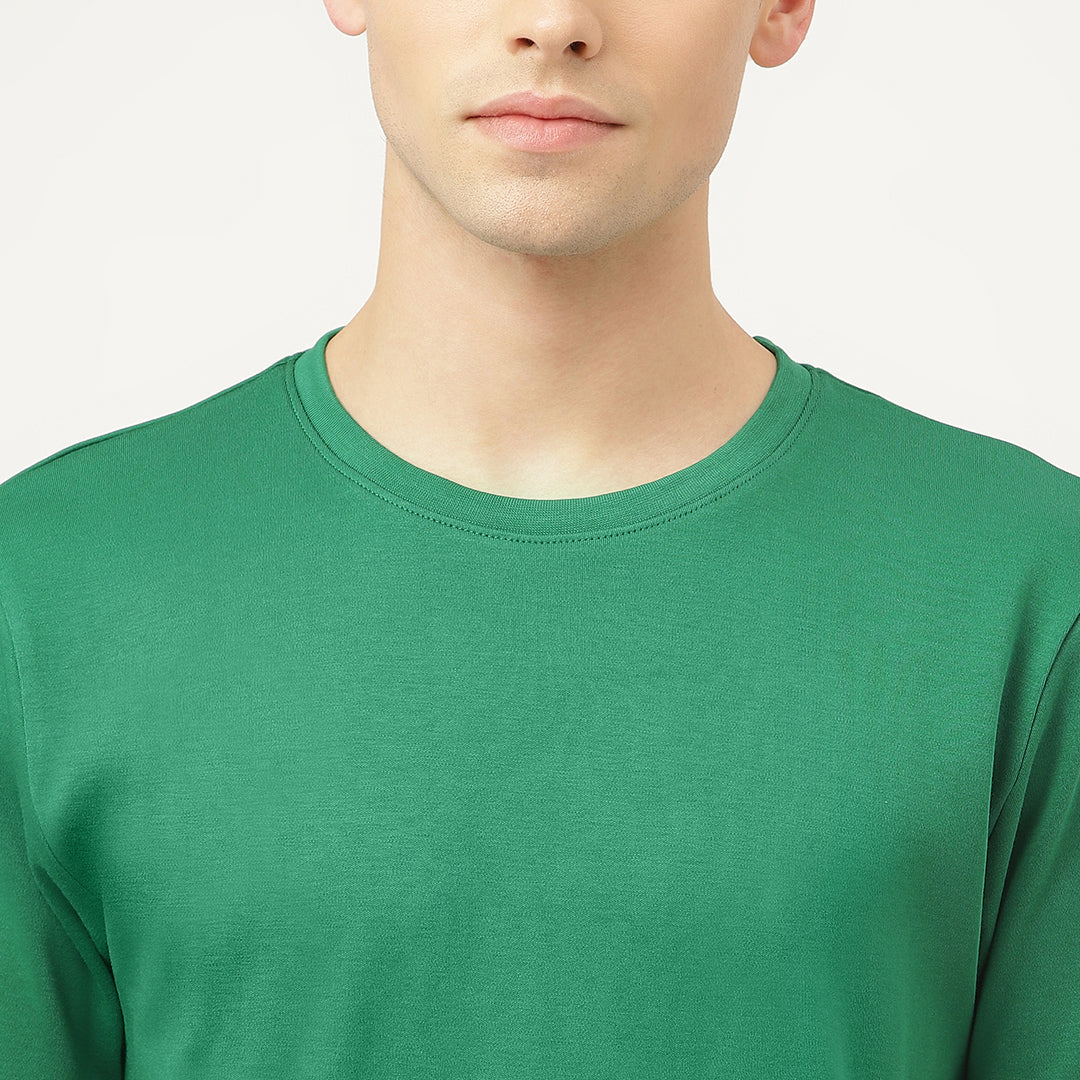 Verdant Green Supima Crew